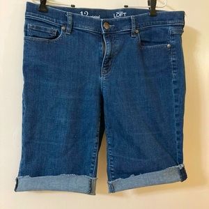 Ann Taylor Loft Denim long shorts